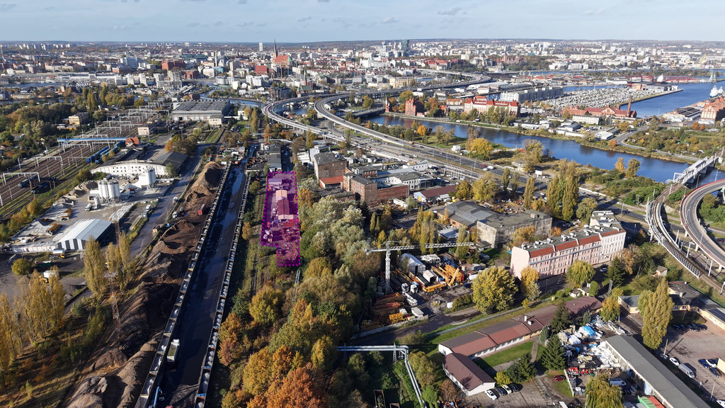 Działka na sprzedaż Szczecin, Międzyodrze-Wyspa Pucka 4 299 m2 | Arka Nieruchomości