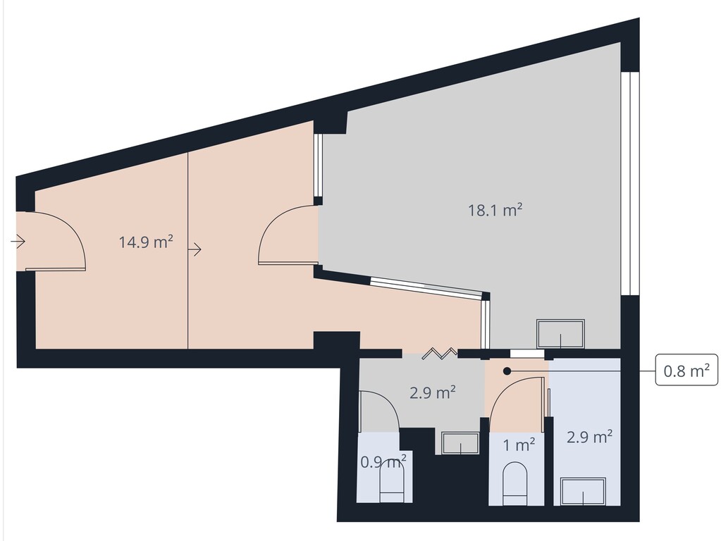 Lokal na sprzedaż Szczecin, os. Słoneczne 42 m2 | Arka Nieruchomości