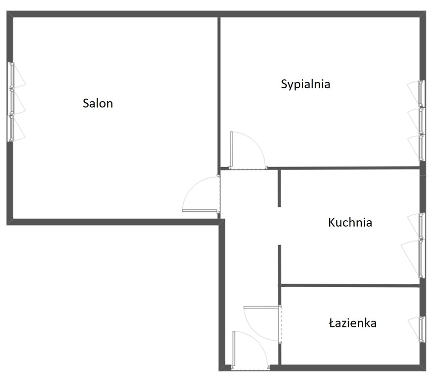 Mieszkanie na sprzedaż Szczecin, Niebuszewo 52 m2 | Arka Nieruchomości
