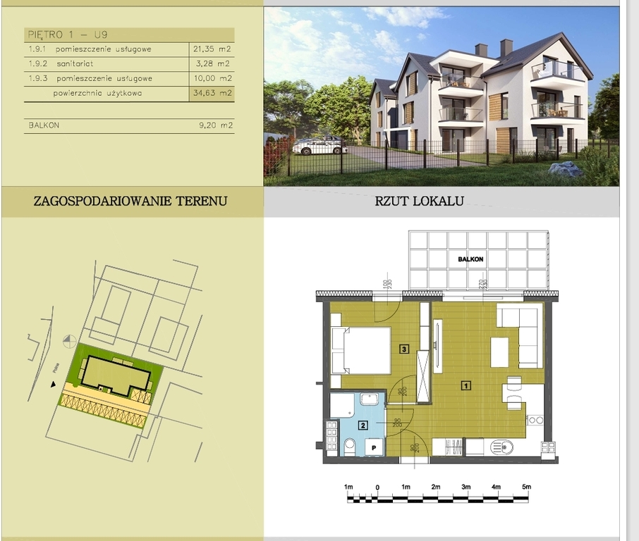 Mieszkanie na sprzedaż Międzyzdroje 35 m2 | Arka Nieruchomości