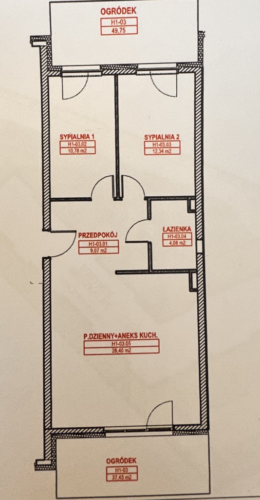 Mieszkanie na sprzedaż Rajkowo 65 m2 | Arka Nieruchomości