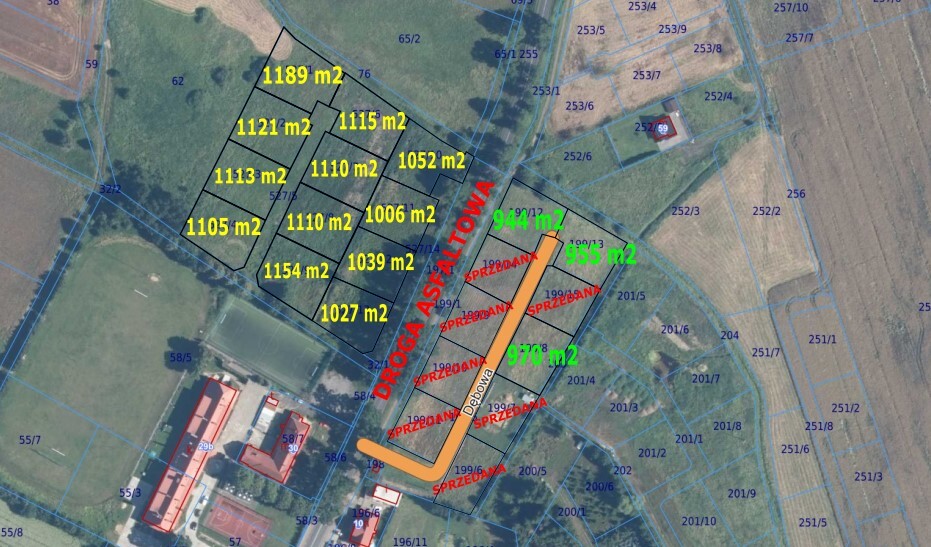 Działka na sprzedaż Dębice 970 m2 | Arka Nieruchomości