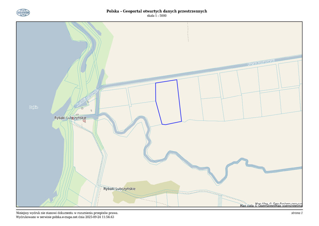 Działka na sprzedaż Komarowo 20 093 m2 | Arka Nieruchomości
