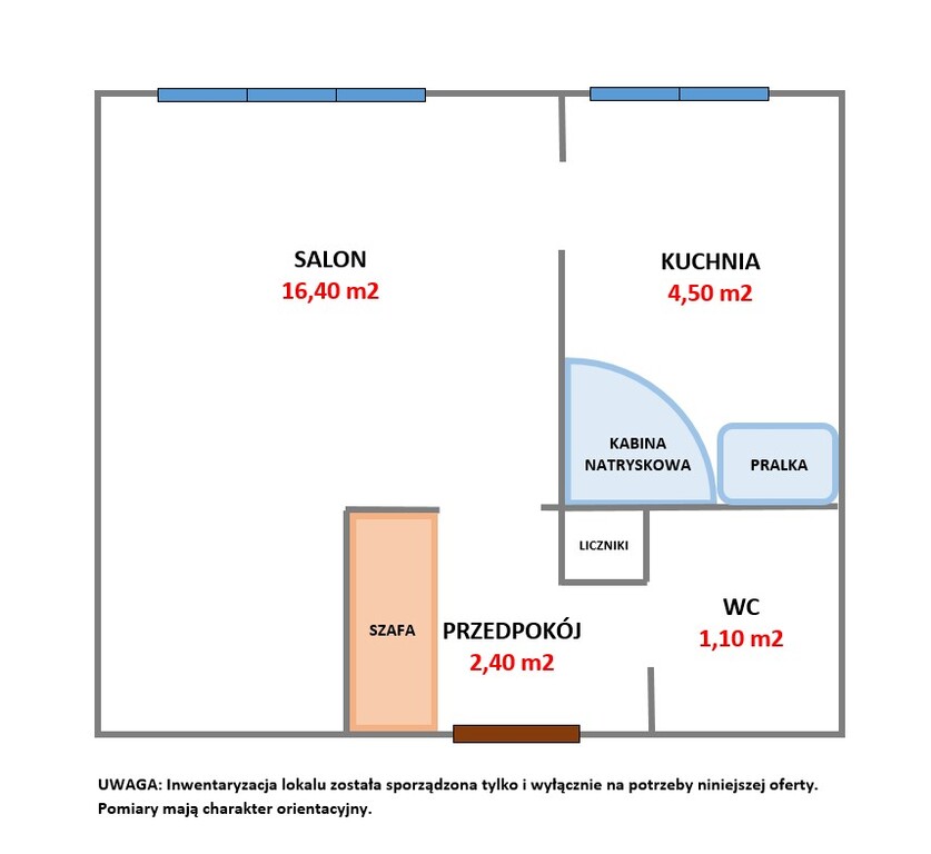 Mieszkanie na sprzedaż Szczecin, Stare Miasto 24 m2 | Arka Nieruchomości