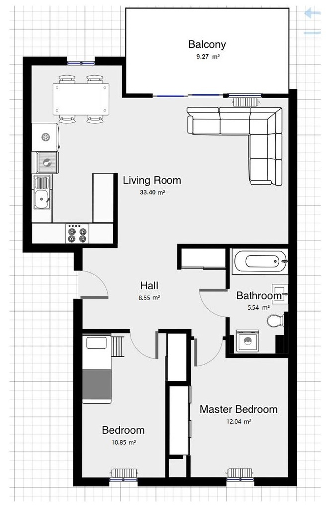 Mieszkanie na sprzedaż Szczecin, Bezrzecze 70 m2 | Arka Nieruchomości