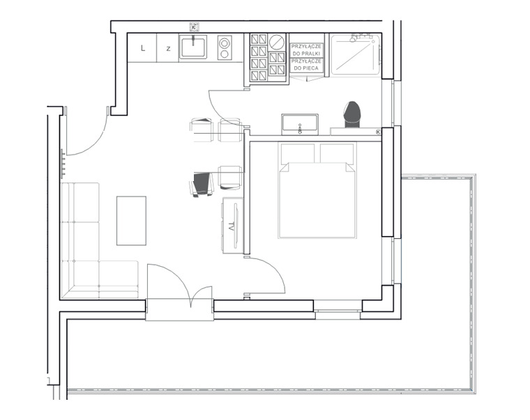 Mieszkanie na sprzedaż Pobierowo 32 m2 | Arka Nieruchomości