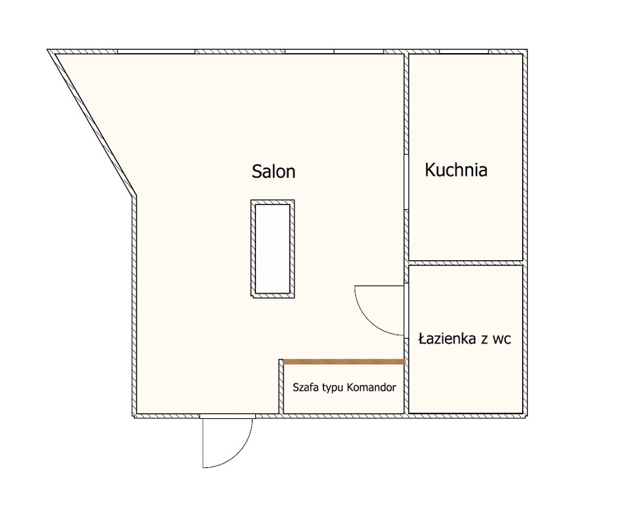 Mieszkanie na wynajem Szczecin, Niebuszewo 26 m2 | Arka Nieruchomości