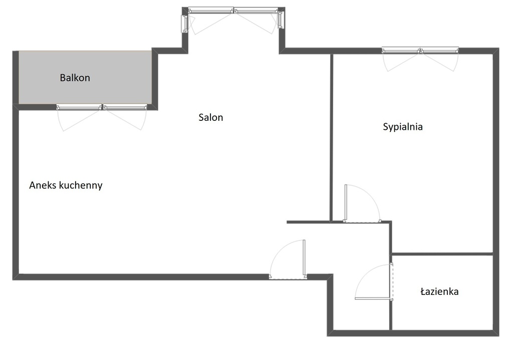 Mieszkanie na sprzedaż Szczecin, Gumieńce 42 m2 | Arka Nieruchomości