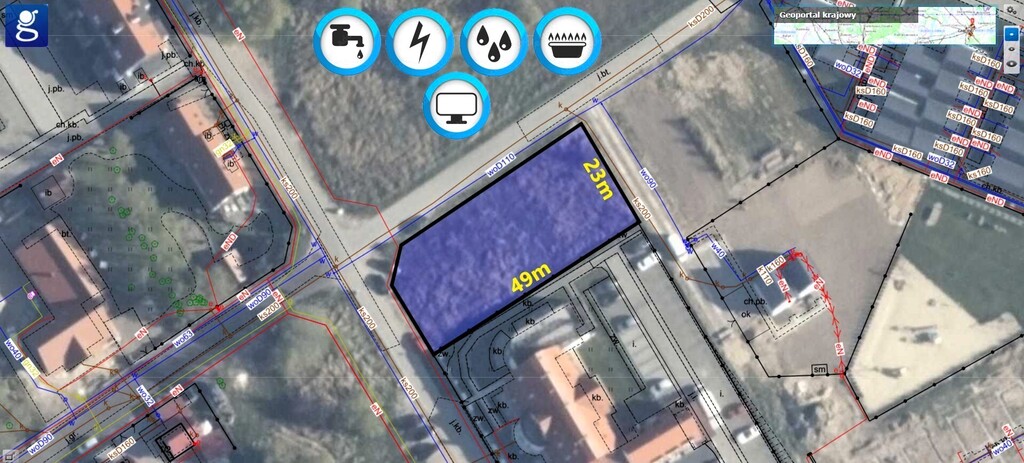 Działka na sprzedaż Niechorze 1 059 m2 | Arka Nieruchomości