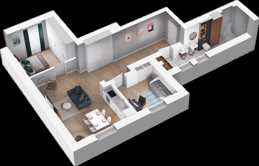 Mieszkanie na sprzedaż Szczecin, Dąbie 63 m2 | Arka Nieruchomości