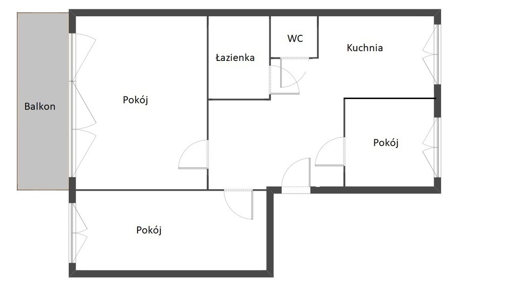 Mieszkanie na sprzedaż Szczecin, Zdroje 53 m2 | Arka Nieruchomości