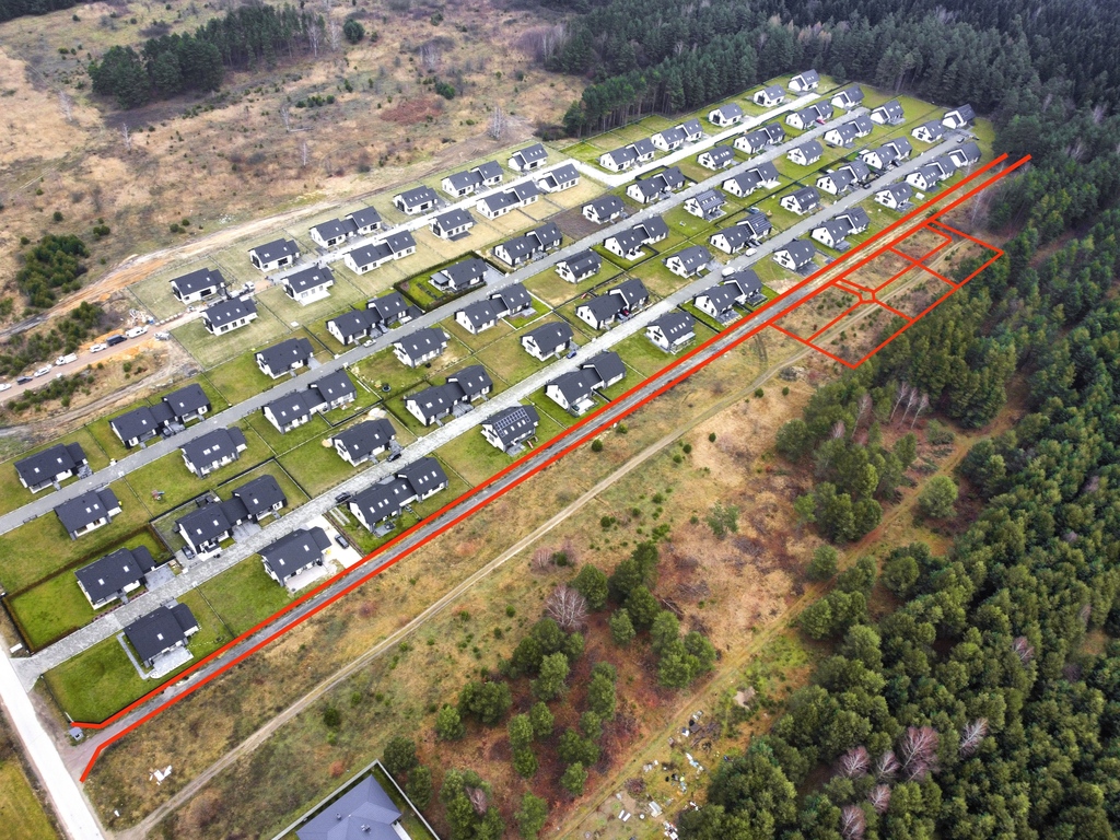 6 Działek Budowlanych Po 10 Ar. Kielce Suków.