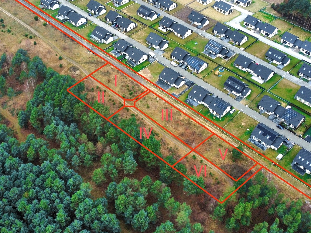 6 Działek Budowlanych Po 10 Ar. Kielce Suków.