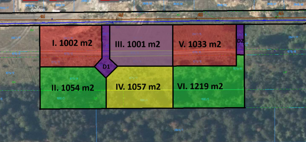 6 Działek Budowlanych Po 10 Ar. Kielce Suków.