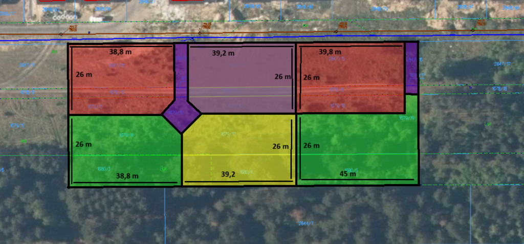 6 Działek Budowlanych Po 10 Ar. Kielce Suków.