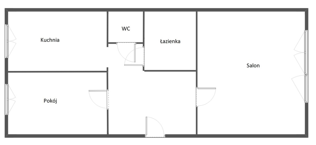 Mieszkanie na sprzedaż Szczecin, Zawadzkiego 42 m2 | Arka Nieruchomości