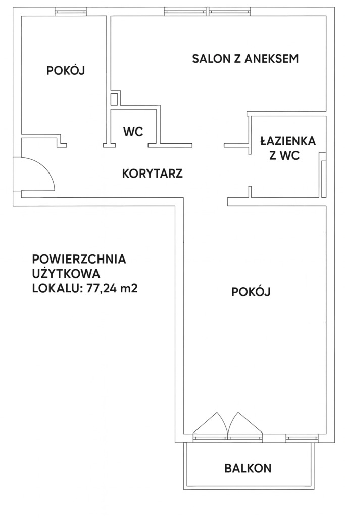 Mieszkanie na sprzedaż Szczecin, Warszewo 77 m2 | Arka Nieruchomości