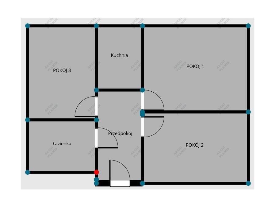 Mieszkanie na sprzedaż Szczecin, os. Zawadzkiego-Klonowica 47 m2 | Arka Nieruchomości