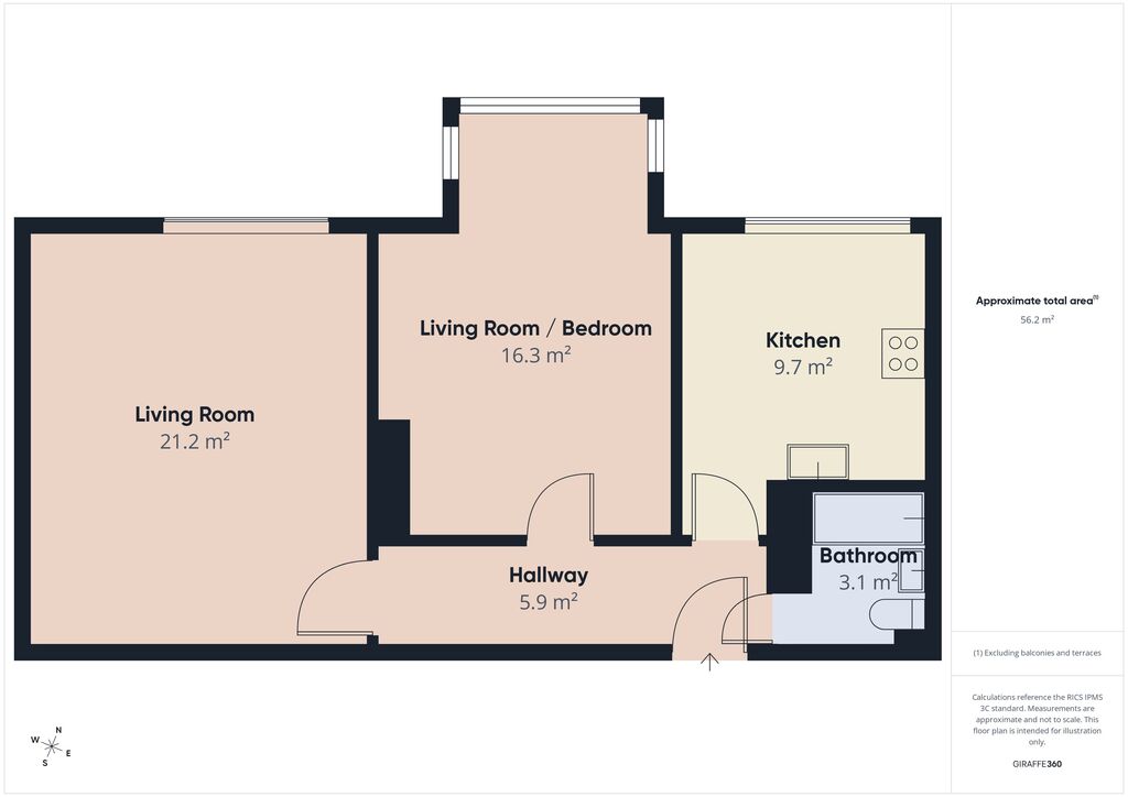 Mieszkanie na sprzedaż Szczecin, Pogodno 56 m2 | Arka Nieruchomości