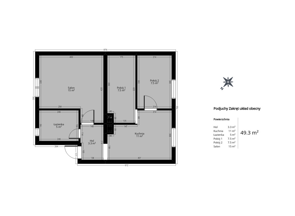 Mieszkanie na sprzedaż Szczecin, Podjuchy 49 m2 | Arka Nieruchomości