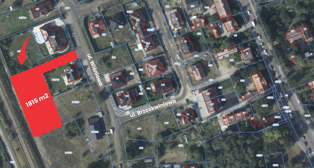 Działka na sprzedaż Police 1 815 m2 | Arka Nieruchomości