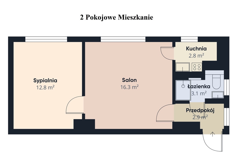 Mieszkanie na sprzedaż Szczecin, Pogodno 39 m2 | Arka Nieruchomości
