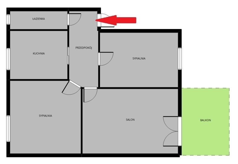 Mieszkanie na sprzedaż Szczecin, Drzetowo 66 m2 | Arka Nieruchomości