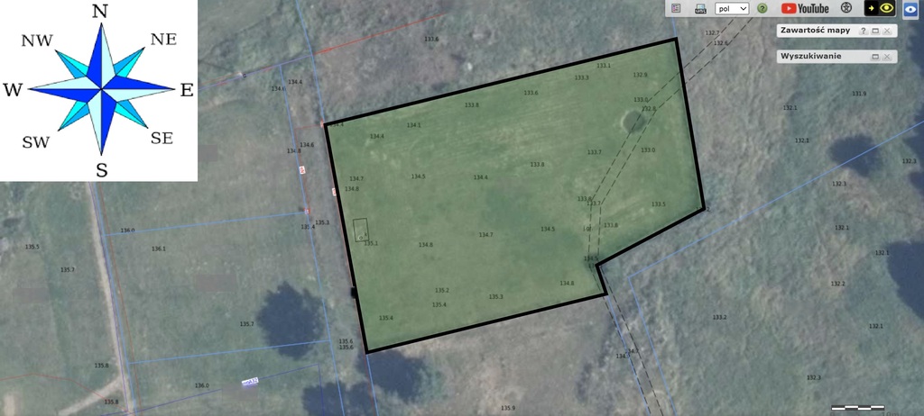 Działka na sprzedaż Sikory 2 933 m2 | Arka Nieruchomości