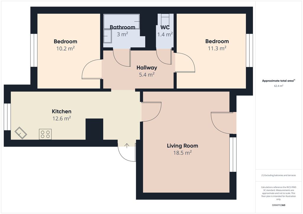 Mieszkanie na sprzedaż Szczecin, Żelechowa 62 m2 | Arka Nieruchomości