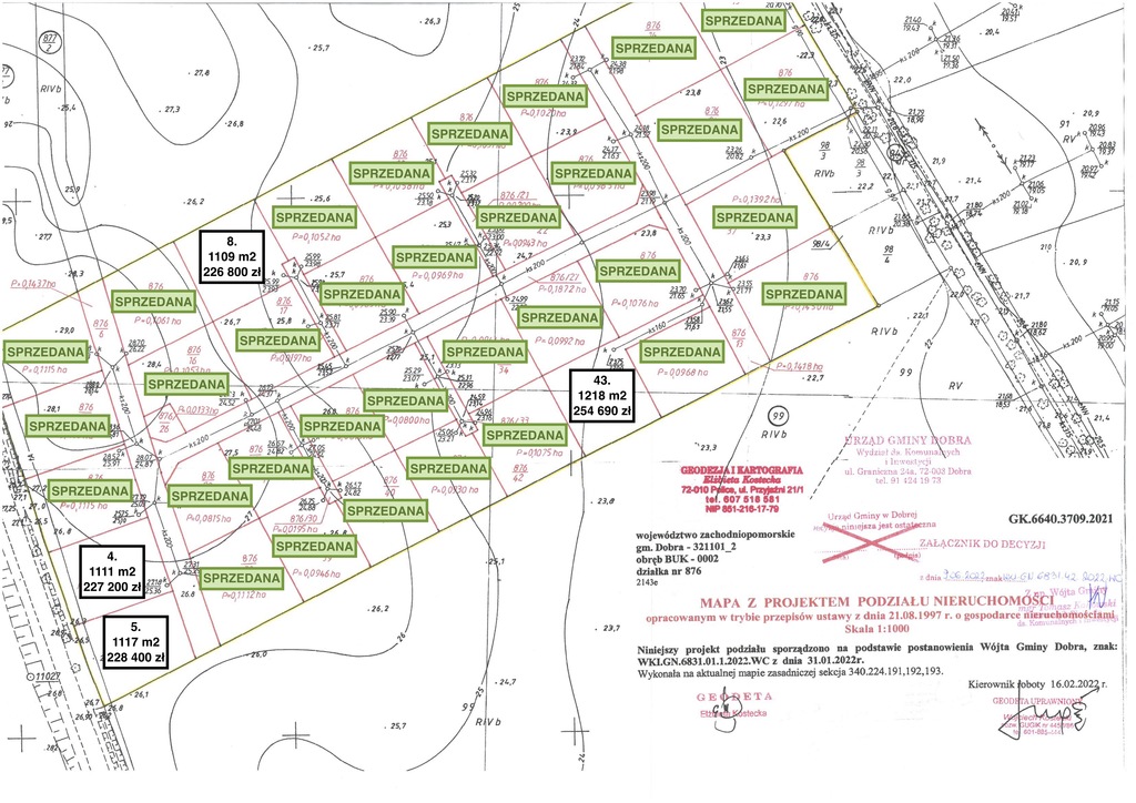 Działka na sprzedaż Buk 1 109 m2 | Arka Nieruchomości