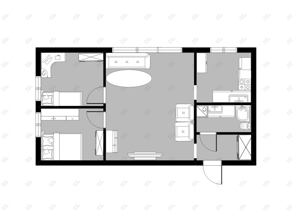 Mieszkanie na sprzedaż Szczecin, Stare Miasto 48 m2 | Arka Nieruchomości
