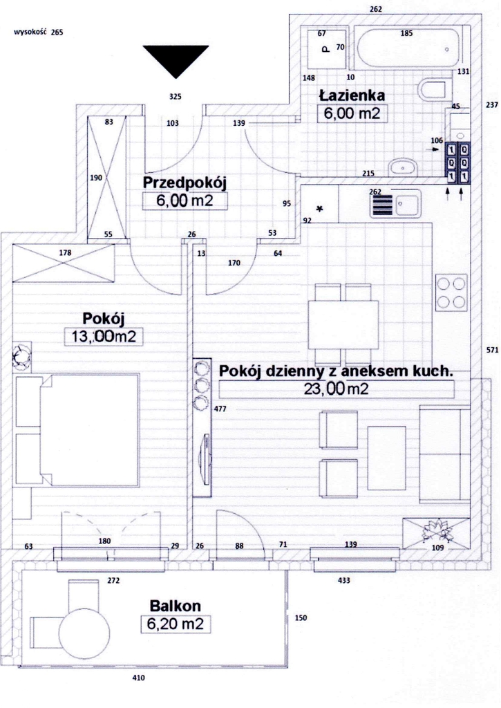Mieszkanie na wynajem Szczecin, Warszewo 48 m2 | Arka Nieruchomości