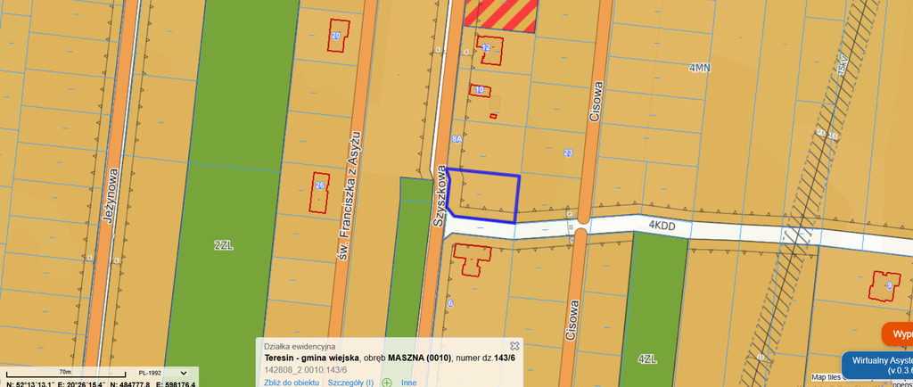 Piękna i ustawna działka | ogrodzenie | media – zdjęcie 2