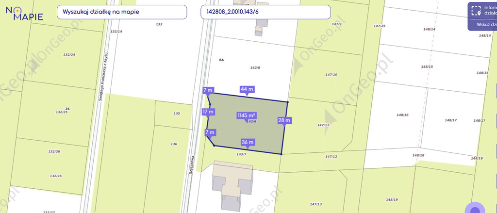 Piękna i ustawna działka | ogrodzenie | media – zdjęcie 1