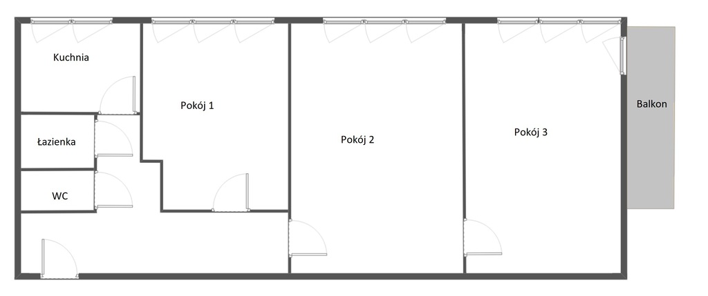 Mieszkanie na sprzedaż Szczecin, os. Przyjaźni 65 m2 | Arka Nieruchomości