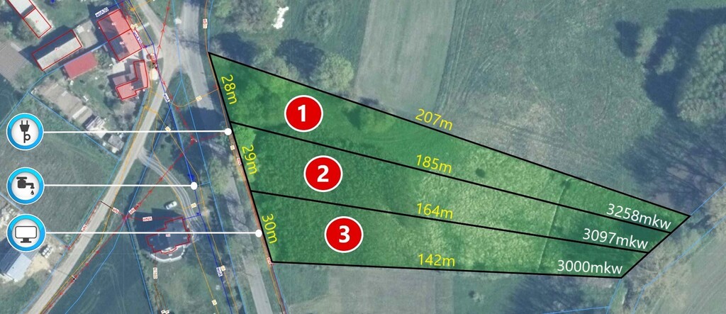 Działka na sprzedaż Stare Chrapowo 3 000 m2 | Arka Nieruchomości