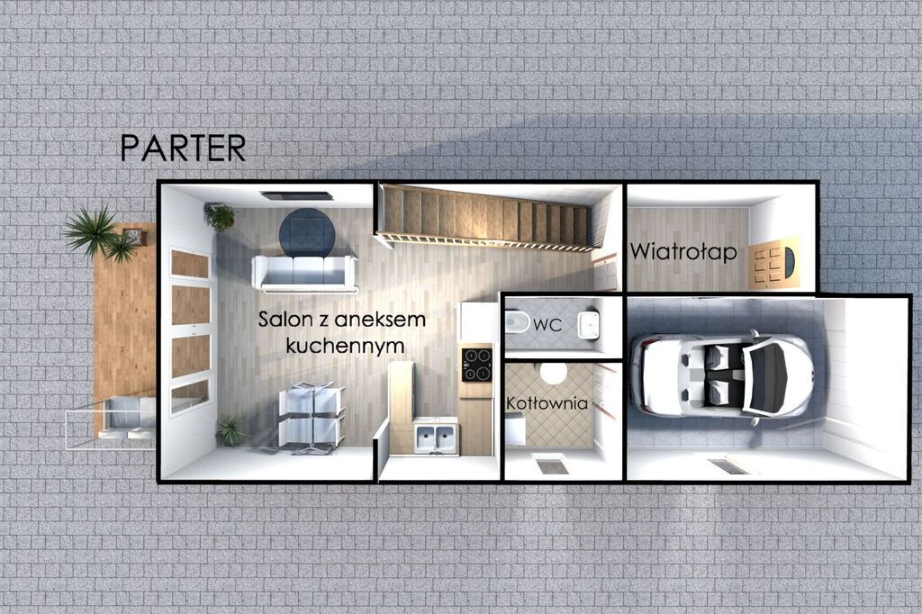 Nowoczesny bliźniak blisko centrum - Deweloperski