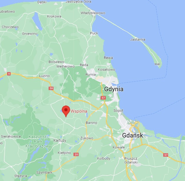 Działka inwestycyjna - Rąb gmina Przodkowo