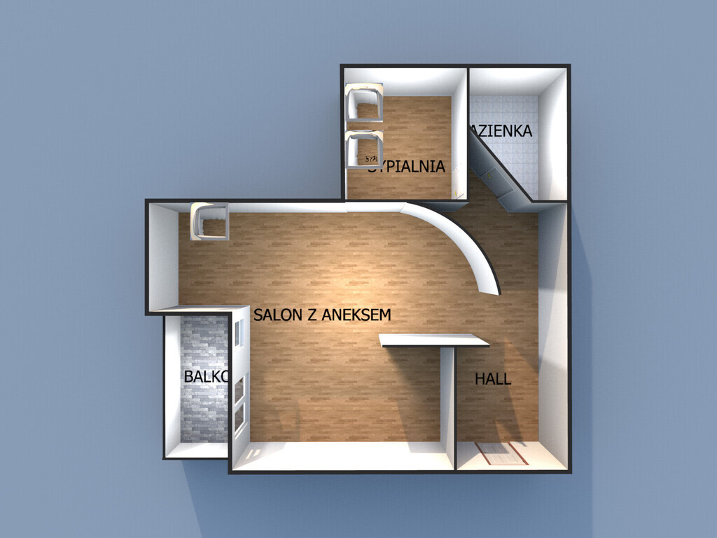 Mieszkanie z balkonem w zielonej części Gdyni