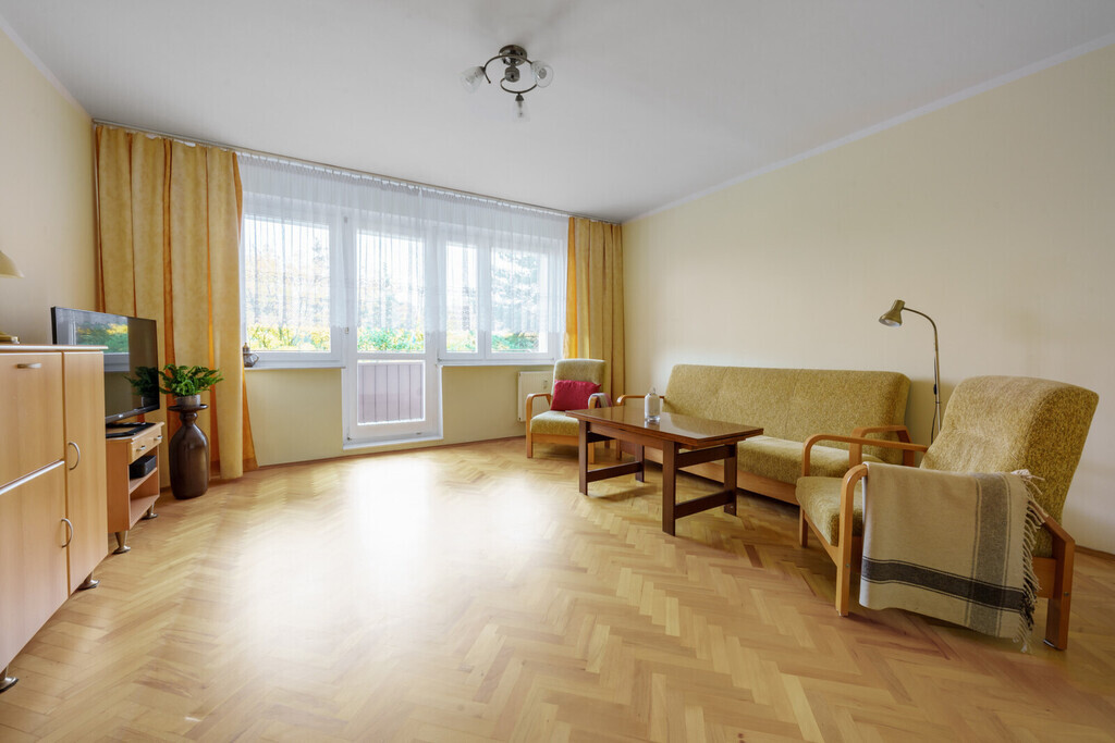 Słoneczne 3-pok. mieszkanie z widokiem na zieleń