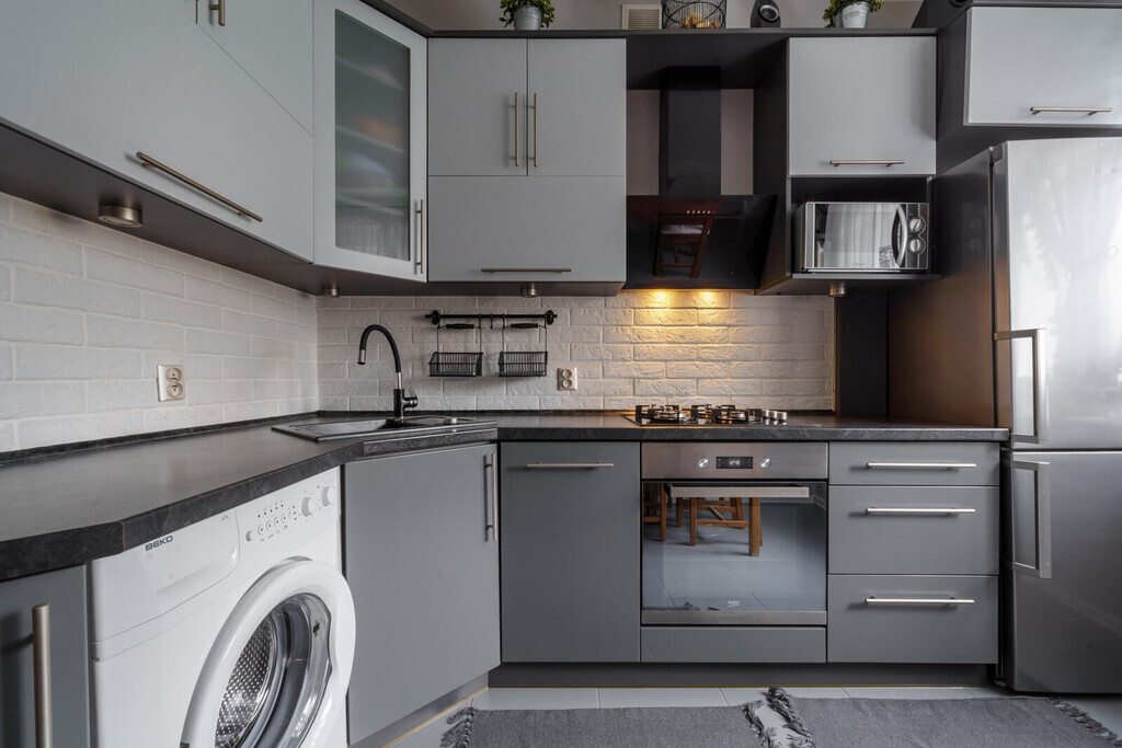 Klimatyczne mieszkanie blisko morza | duża kuchnia