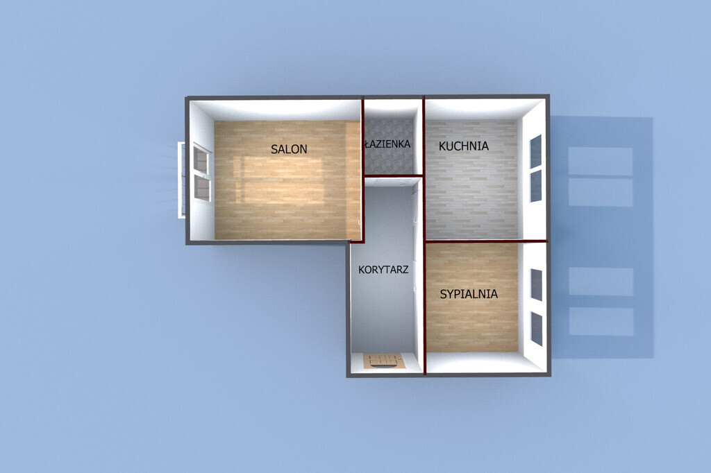 Klimatyczne mieszkanie blisko morza | duża kuchnia