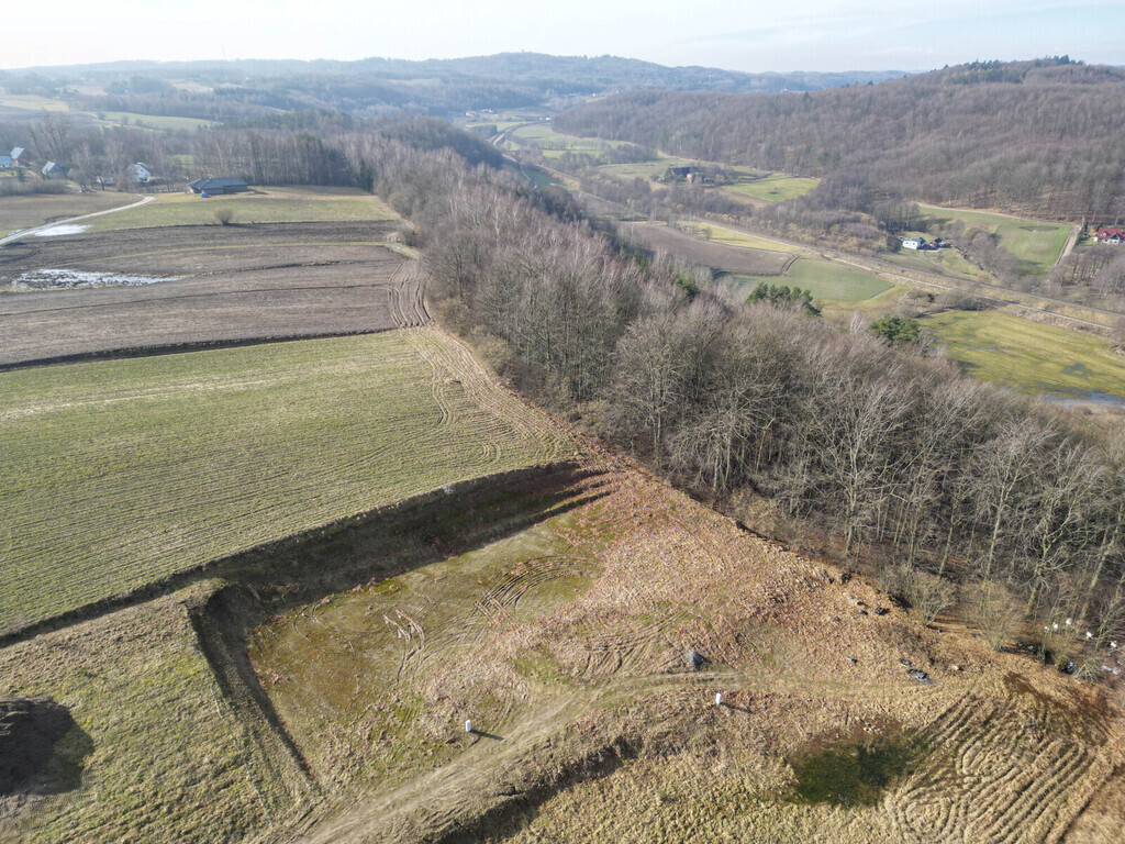 Uzbrojone i wyrównane działki przy ścianie lasu