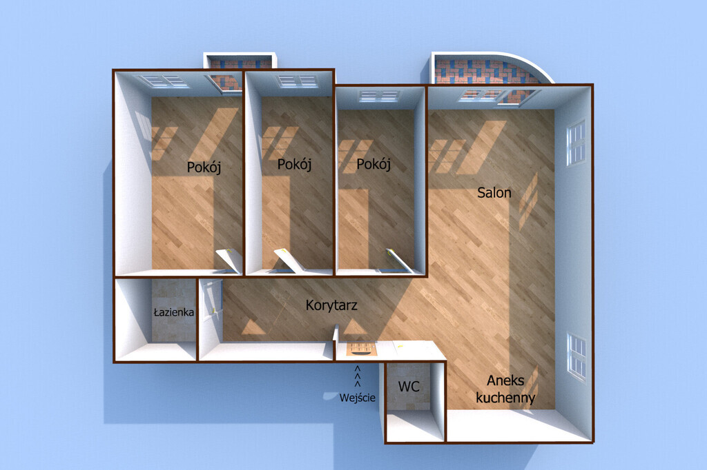 Apartament z widokiem / komfort i funkcjonalność