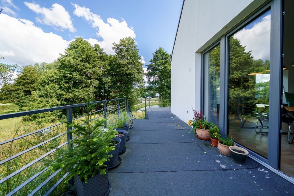 Nowoczesny dom typu studio | duży taras