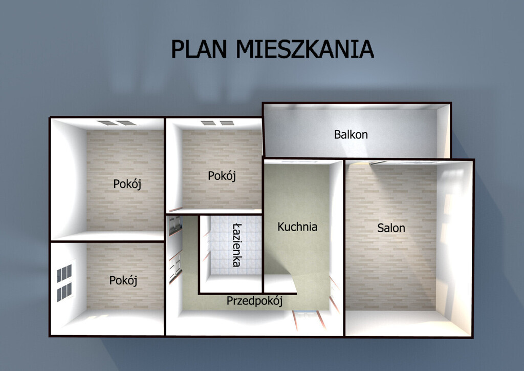 4 pokoje na ZASPIE - blisko morza