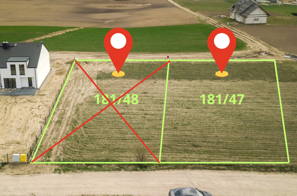 Działki  pod zabudowę jednorodzinną w Małkowie