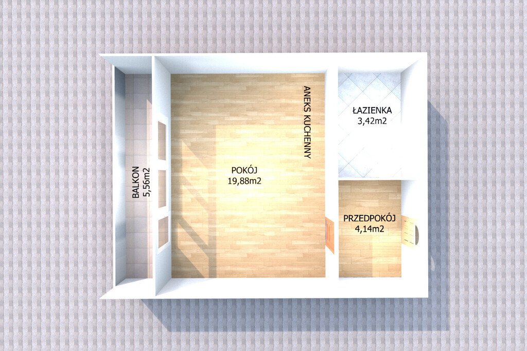 Zaspa | Kawalerka dla singla lub pod wynajem