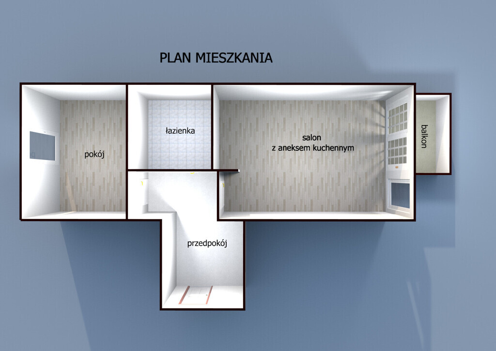 Dwupokojowe mieszkanie na Osiedlu Zielonym GDAŃSK