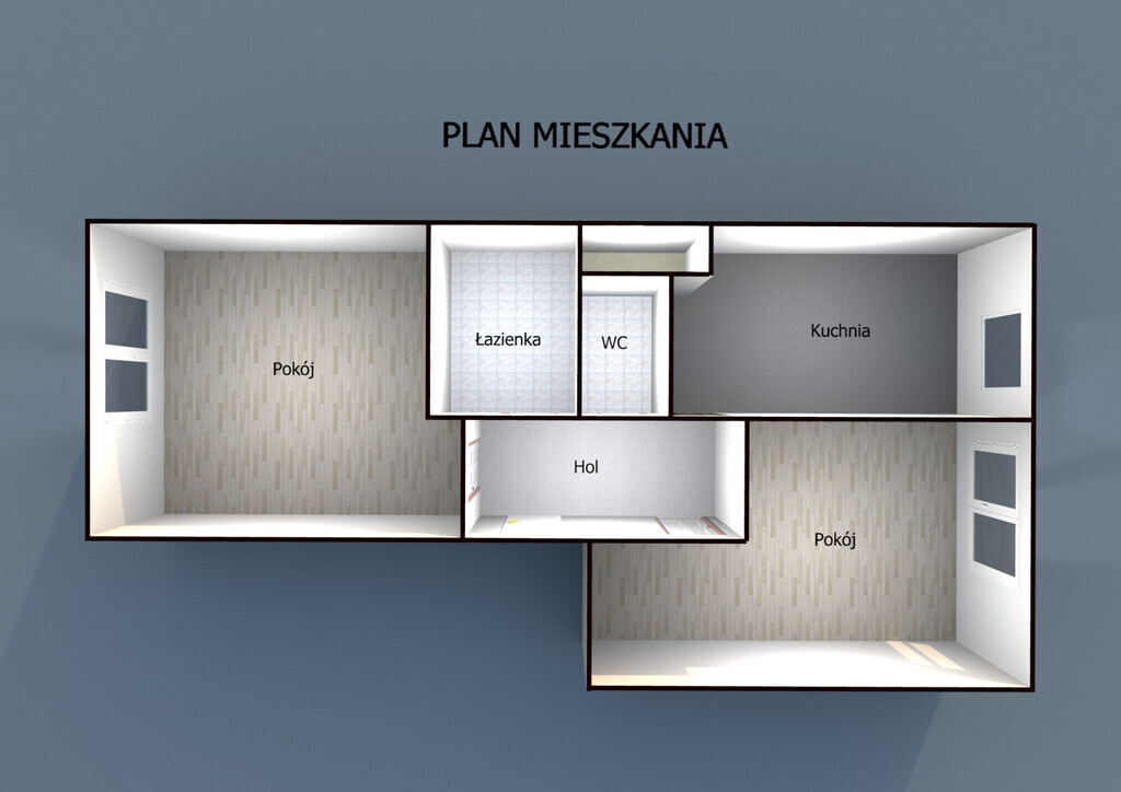 Dwa pokoje do remontu | GDYNIA